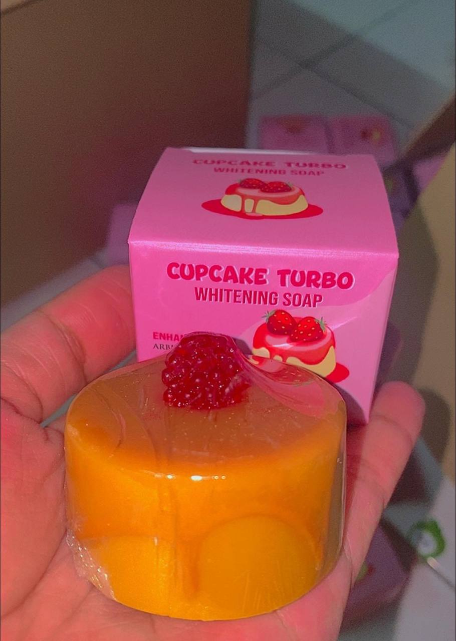 Soap cupcake turbo whitening
