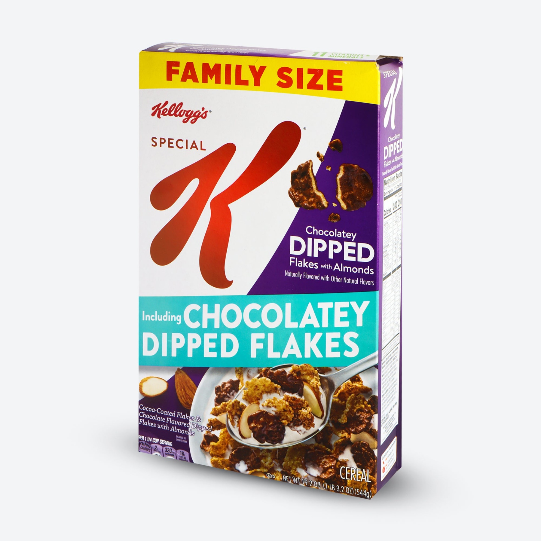 Kellogg's Special K Chocolatey Dipped Flakes with Almonds Family Size