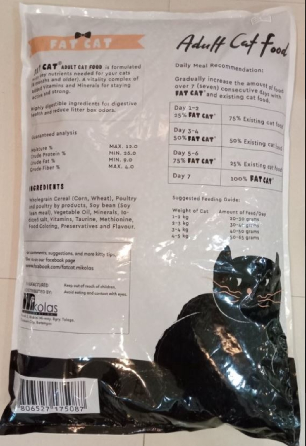 Fat Cat Dry Food Lazada PH