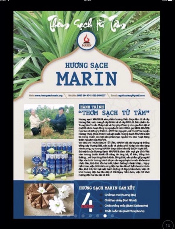 Hương sạch MARIN