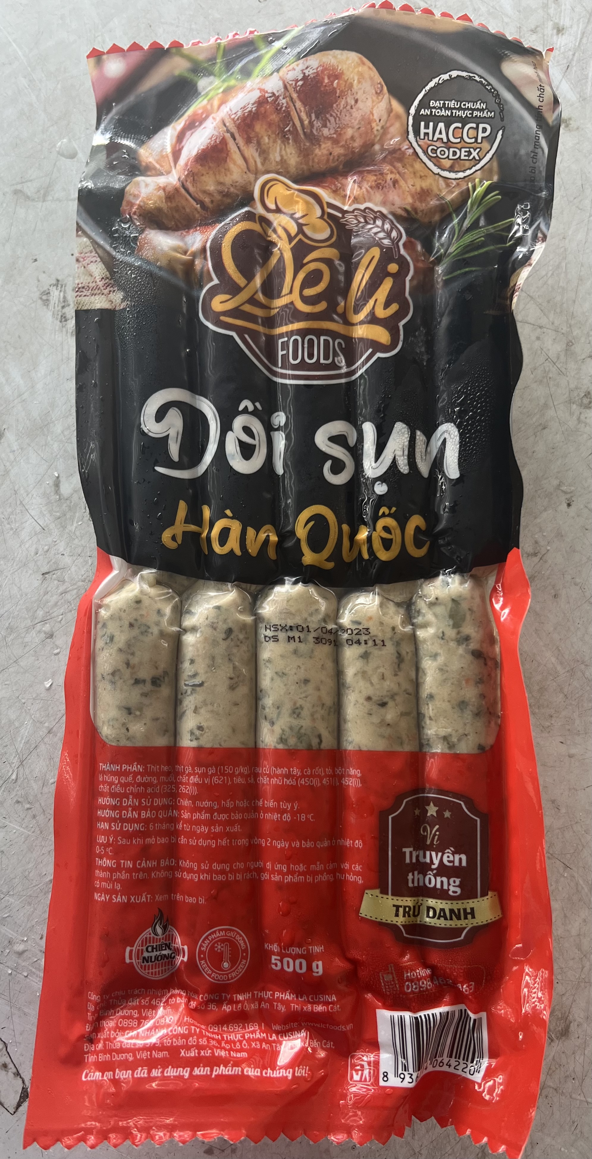 Dồi sụn hàn quốc 500g