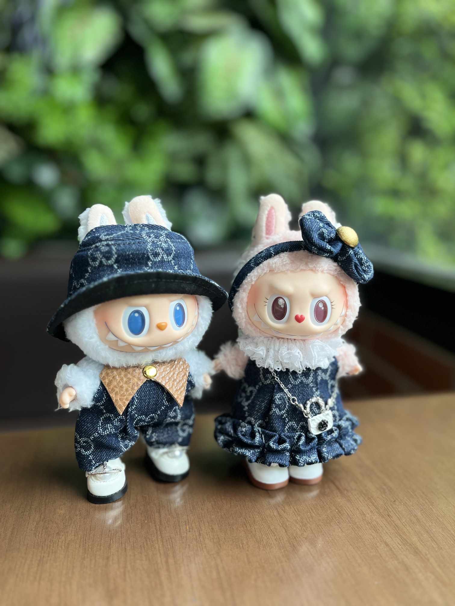 ชุดตุ๊กตา Labubu ลายแบรนด์เนม งานตัดเย็บเองพร้อมส่งในไทย | Lazada.co.th