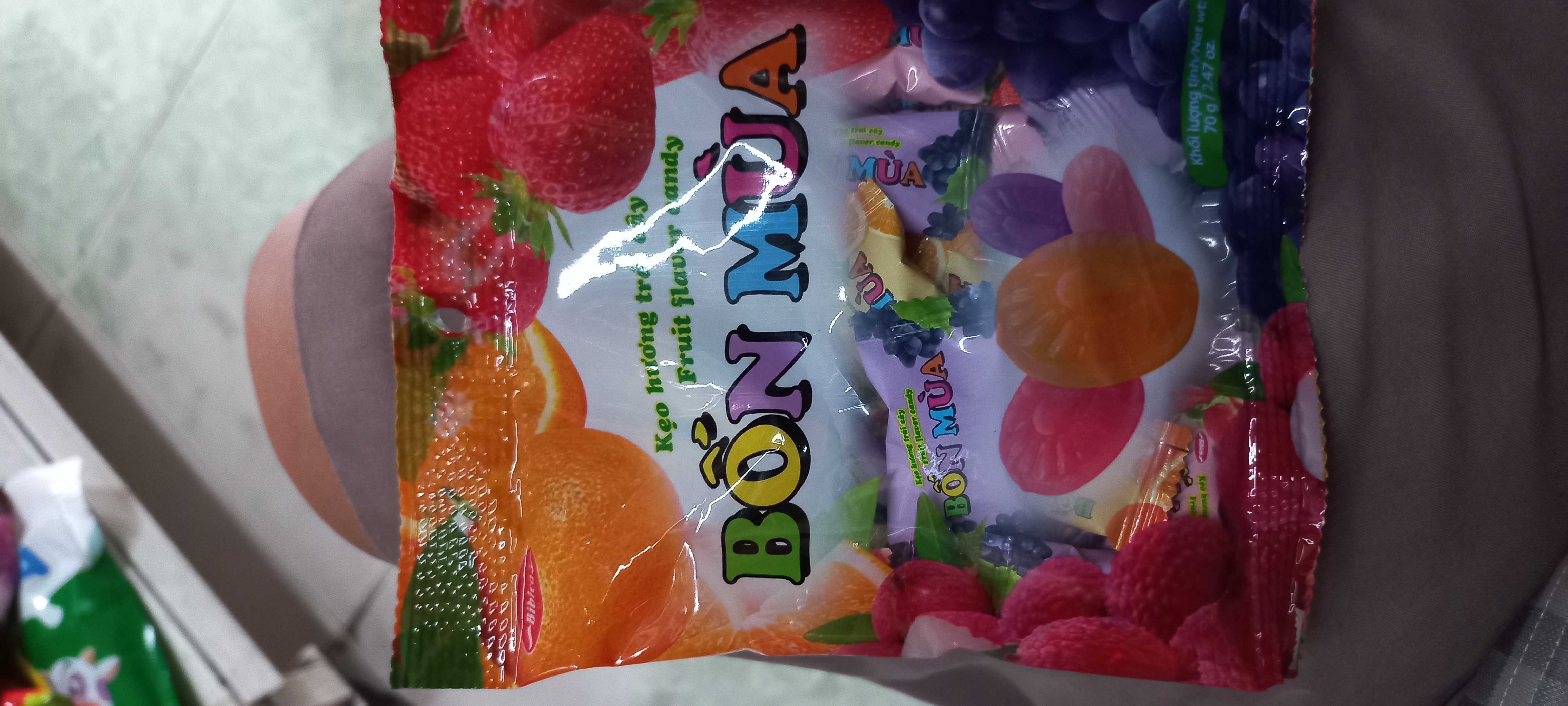 Kẹo 4 mùa trái cây 70g
