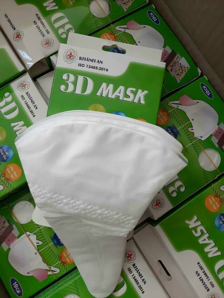 Khẩu Trang 3D mask 4 lớp Khánh An(h/10cai)