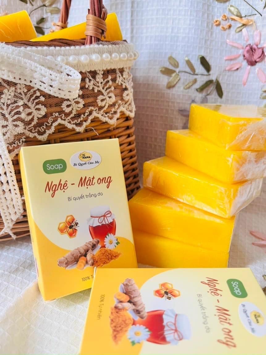 Xà Bông Nghệ Mật Ong Phấn Hoa