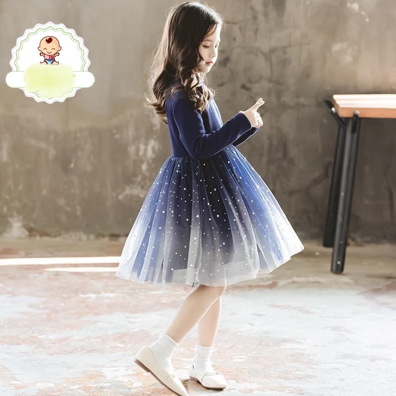 Váy công chúa OMBRE FROZEN NỮ HOÀNG BĂNG GIÁ