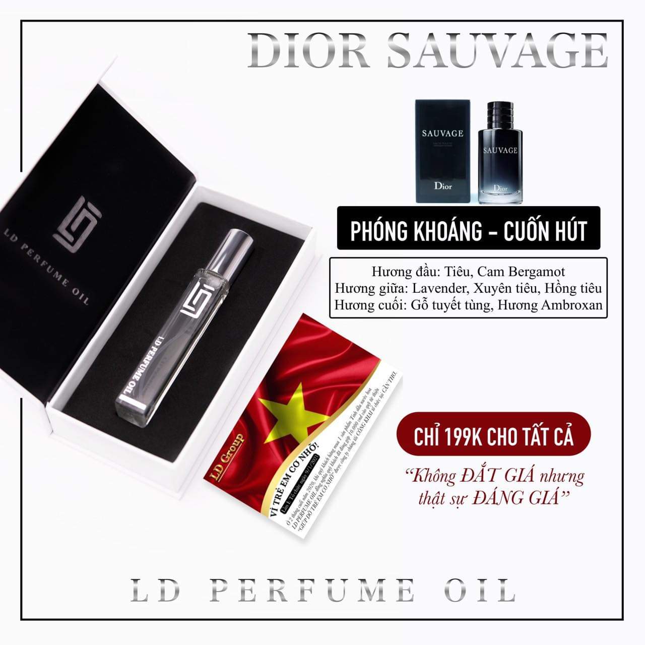 NƯỚC HOA PHÁP LD PERFUME OIL