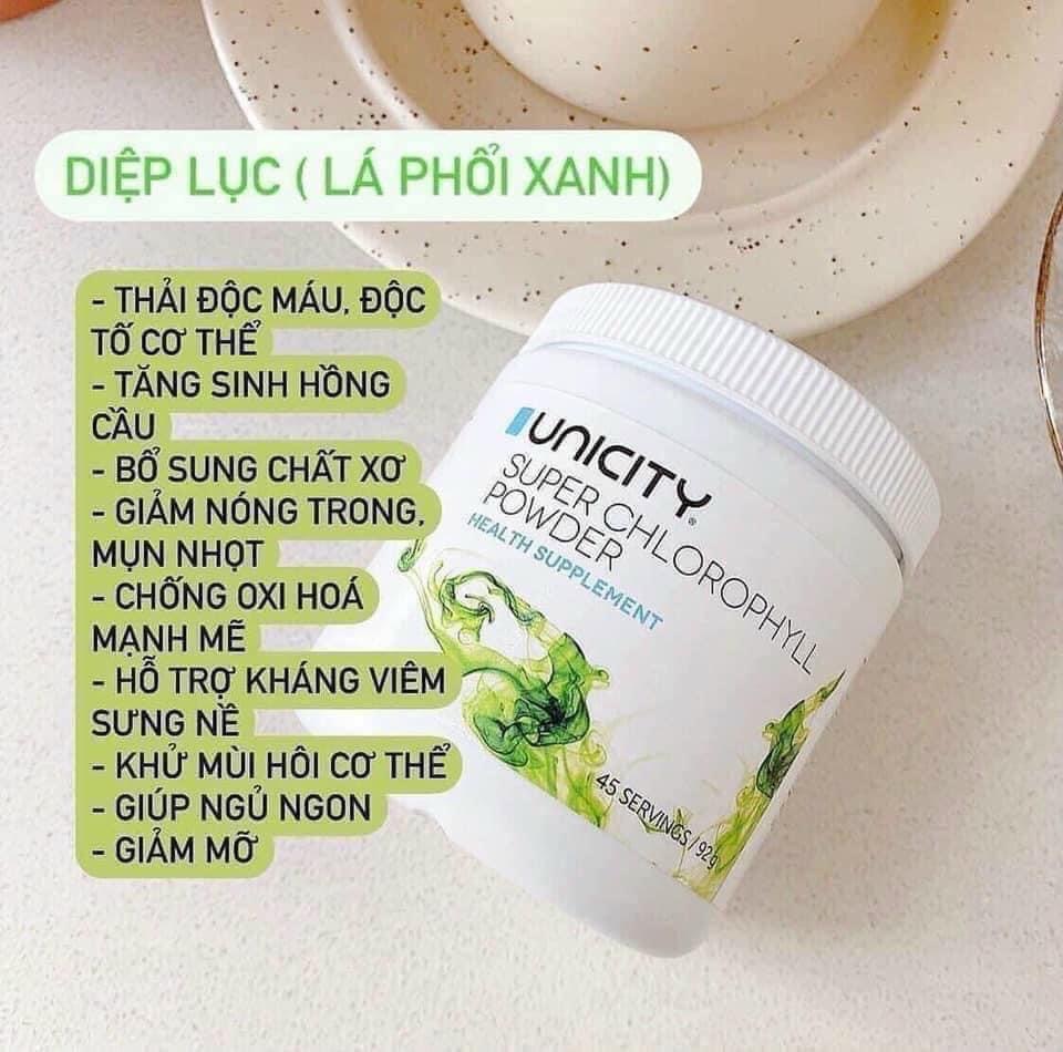 Diệp lục xanh cho lá phổi xanh
