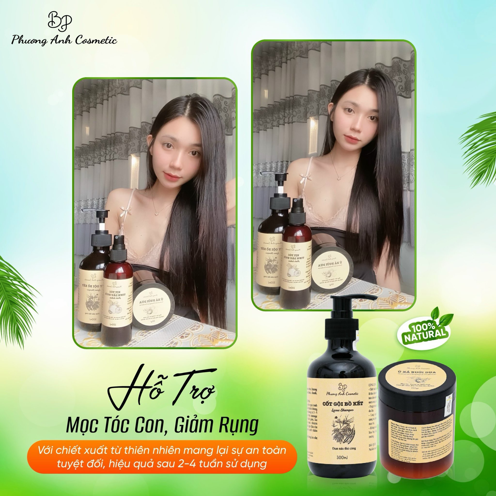 Dầu gội bồ kết thảo dược PHƯƠNG ANH