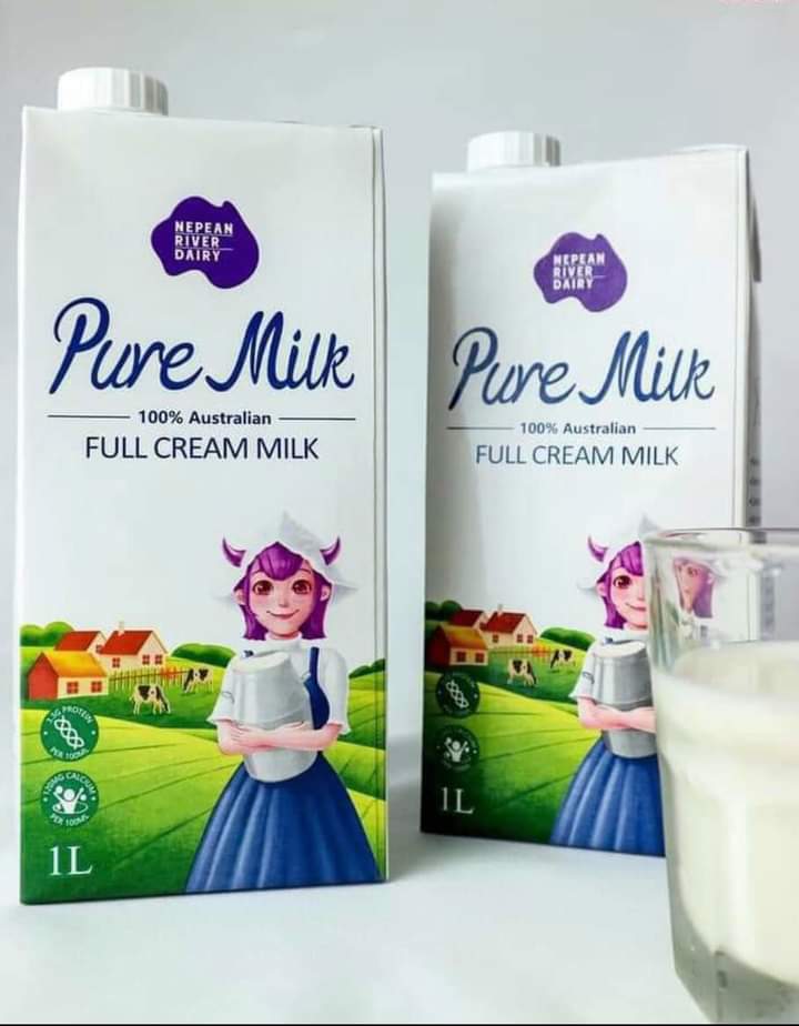 Sữa tươi pure milk hộp 1l xuất xứ úc sữa tươi pure milk thanh trùng là sản - ảnh sản phẩm 2
