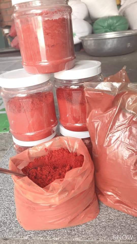 Nghệ đỏ bột cho gà đá