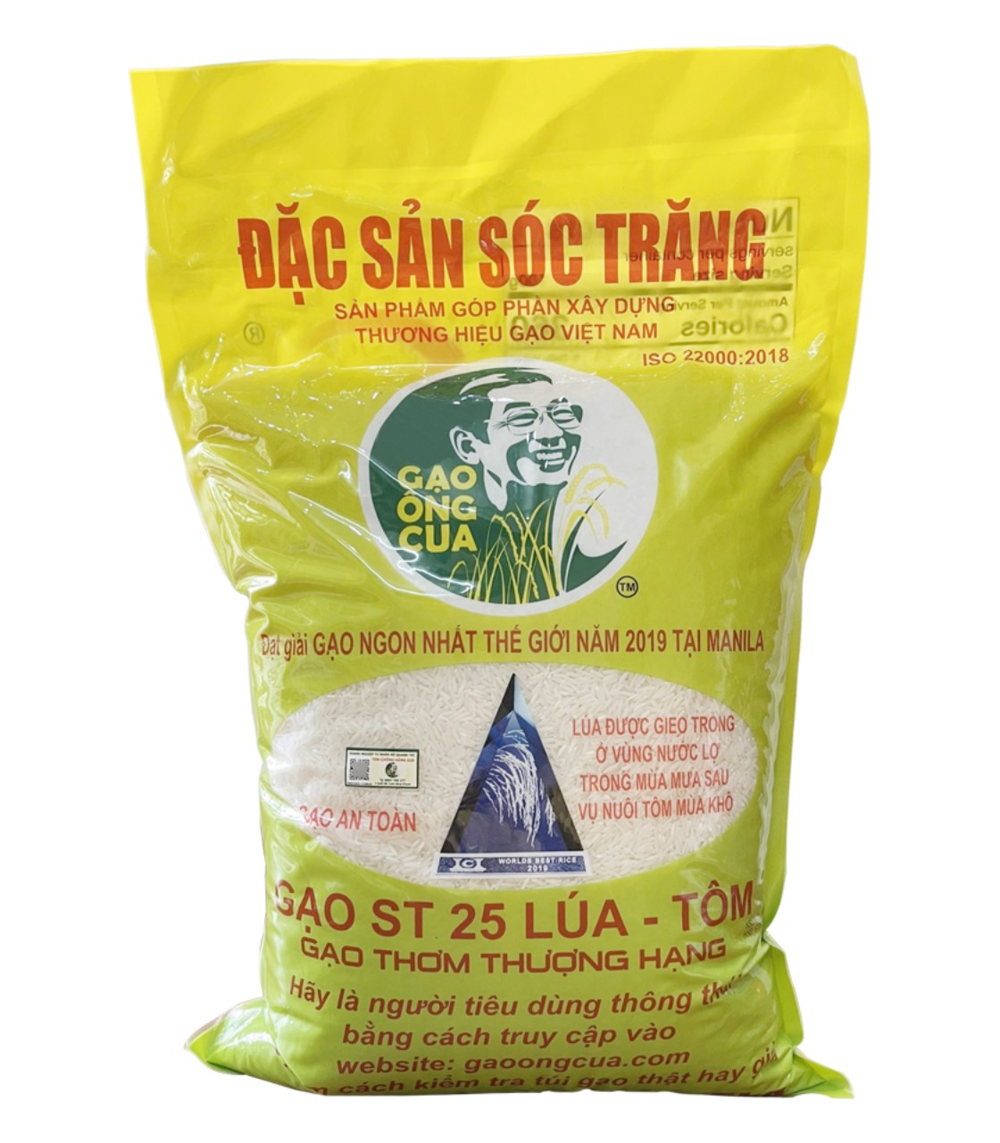 Gạo st25 lúa tôm ông cua