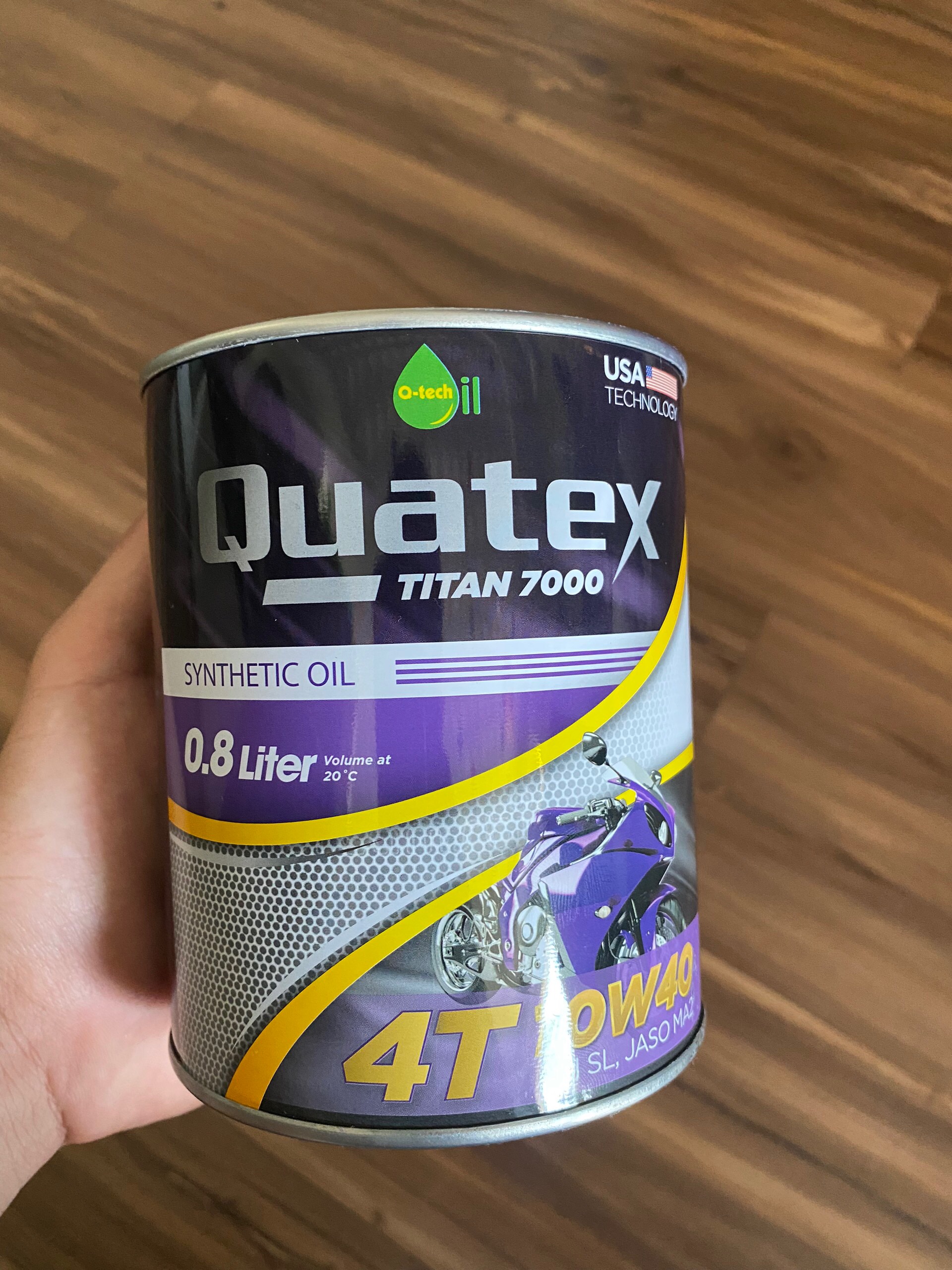 Dầu nhớt xe máy Quatex 4T 10W40_SL