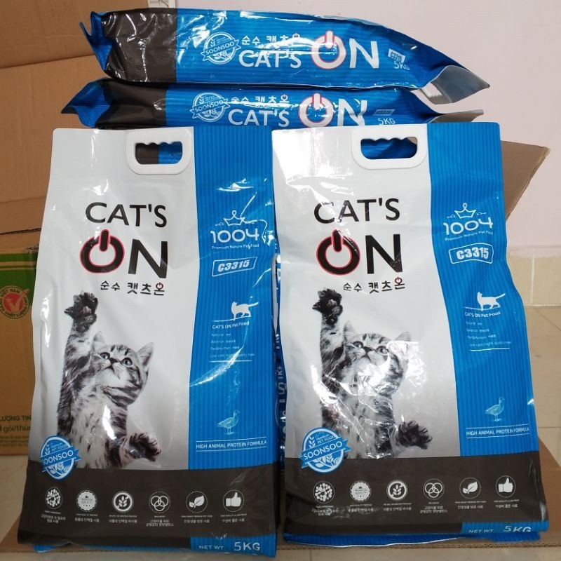 Thức ăn hạt cho mèo cat’s on hàn quốc túi chiết 1kg