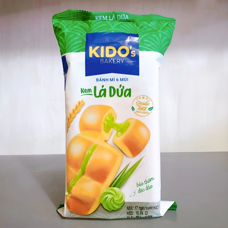 Bánh mì tươi Kido Lá dứa [ Date mới mỗi ngày ]
