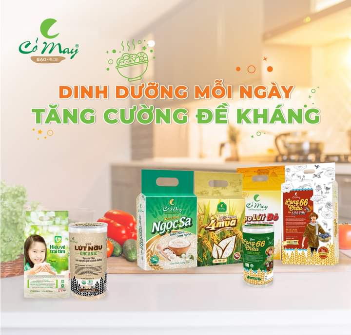 GẠO LỨT ĐỎ Cỏ May 2 kg * 10 túi