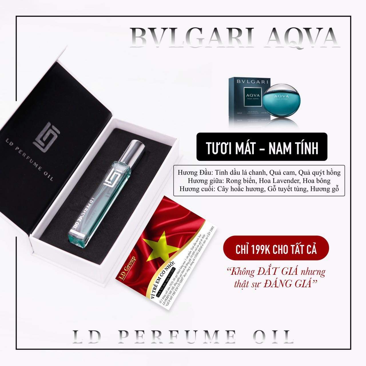 NƯỚC HOA PHÁP LD PERFUME OIL