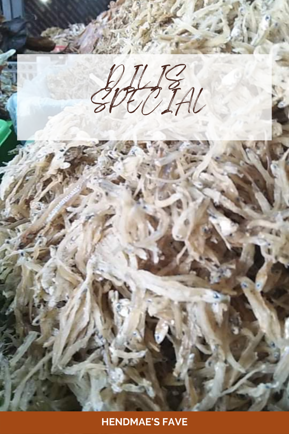 Dilis Special ( Dried Fish buwad from bantayan island cebu) Lazada PH