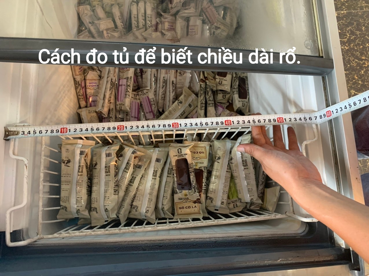 Freezer basket L55 * W23 * H22cm (2 basket)