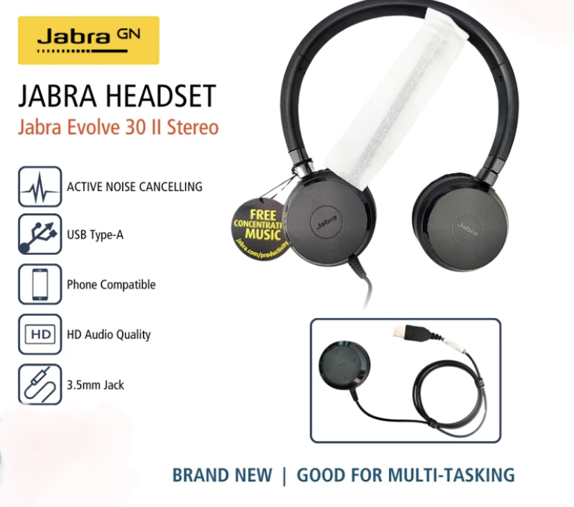 JABRA EVOLVE 20 WIRED HEADSET | TY…