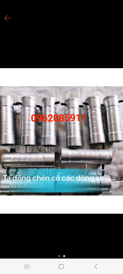 Tạ đóng chén cổ bạc đạn xe máy