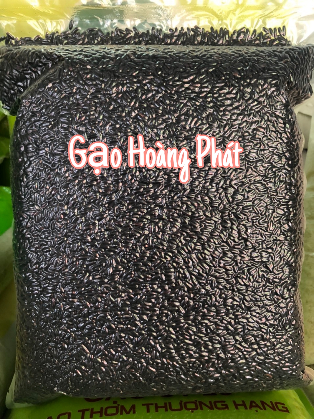 Gạo Lứt Đen Dẻo Điện Biên - Túi 5kg.HÚT CHÂN KHÔNG.