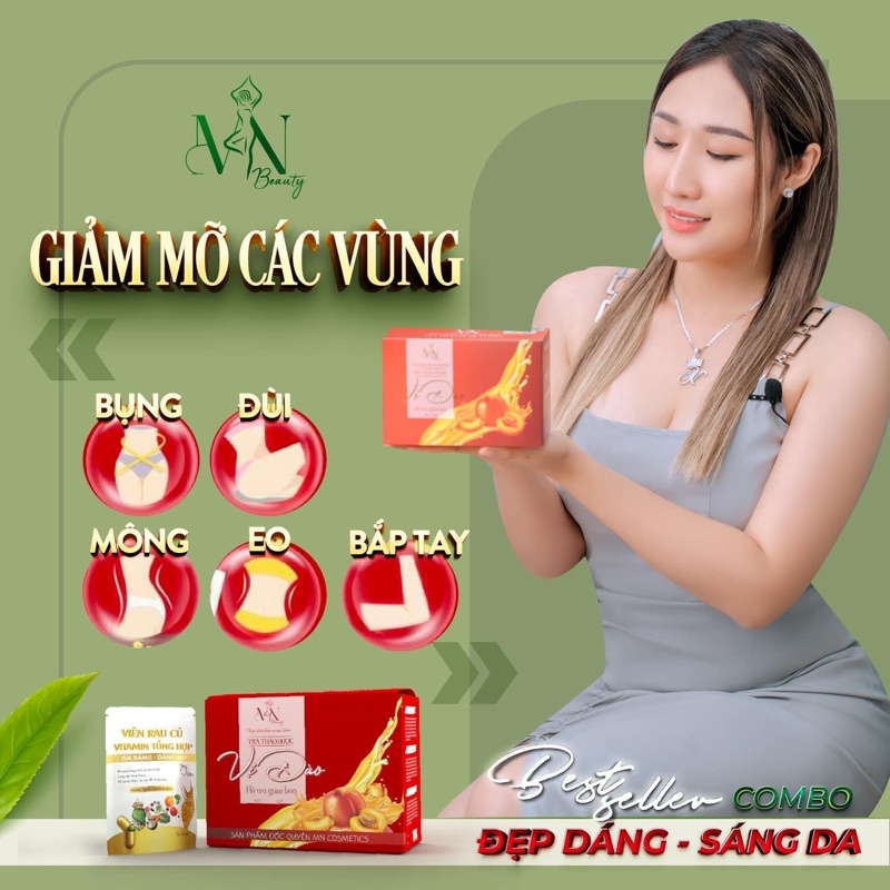 Trà giảm cân Thảo dược vị đào Đông Anh