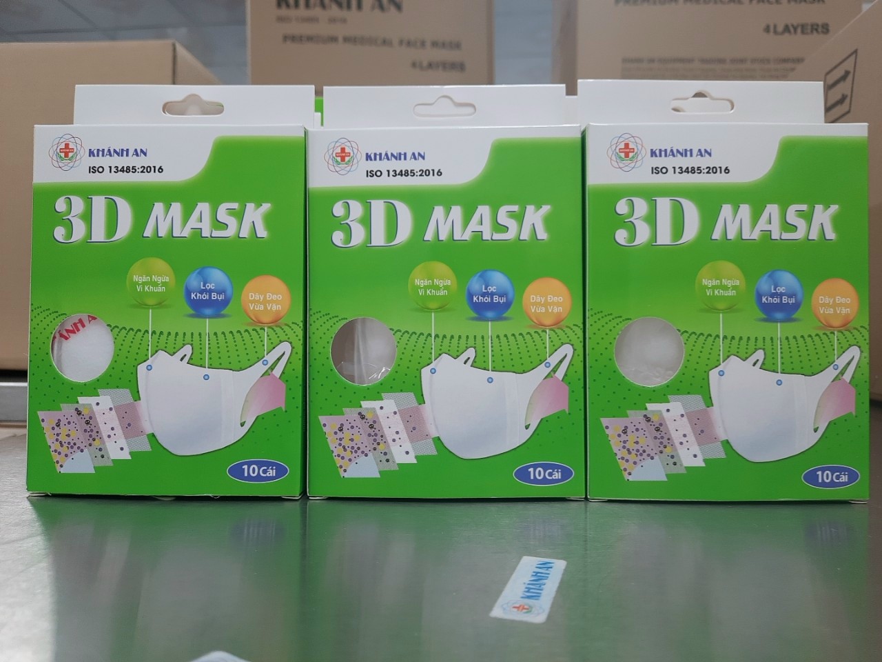 Khẩu Trang 3D mask 4 lớp Khánh An(h/10cai)
