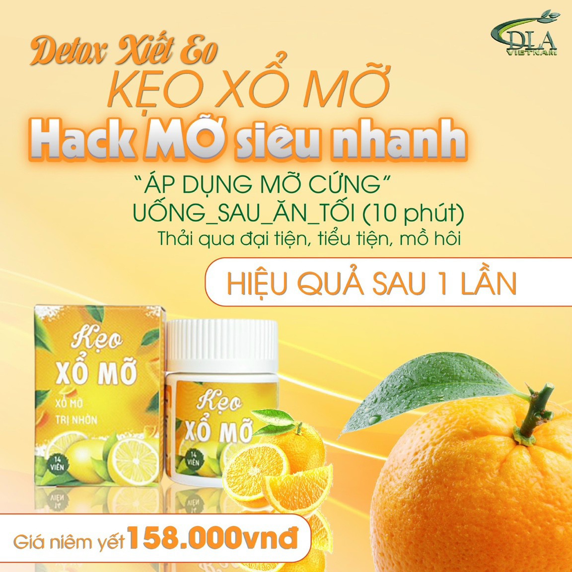 Kẹo xổ mỡ siết eo.huỷ mỡ