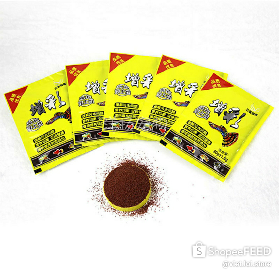 Thức ăn cá bảy màu, guppy