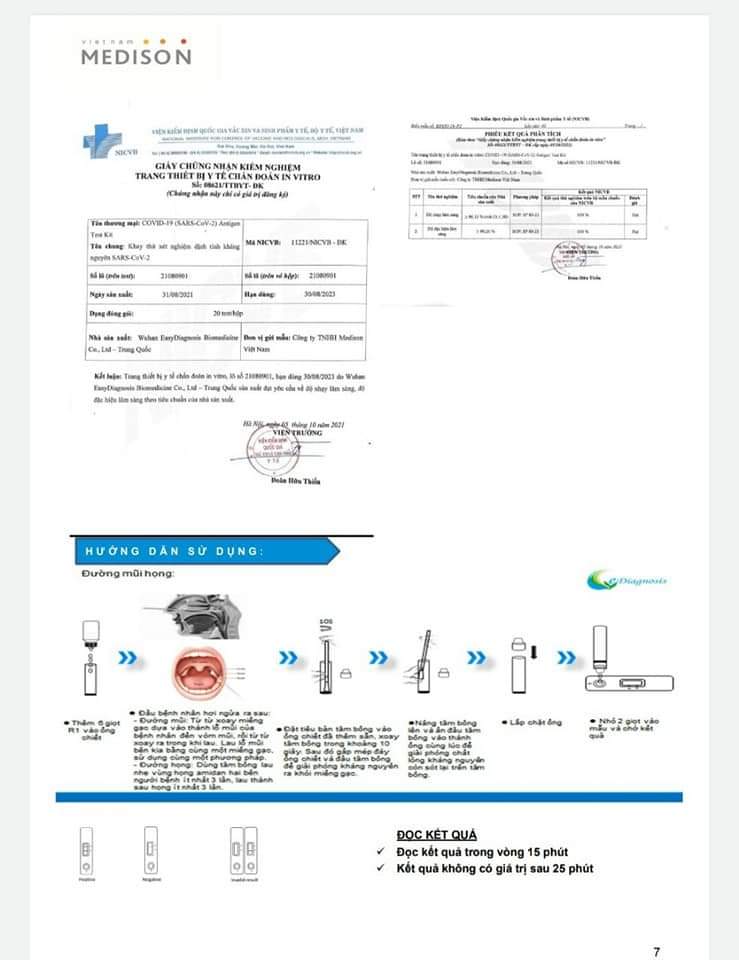 Test nước bọt Đức