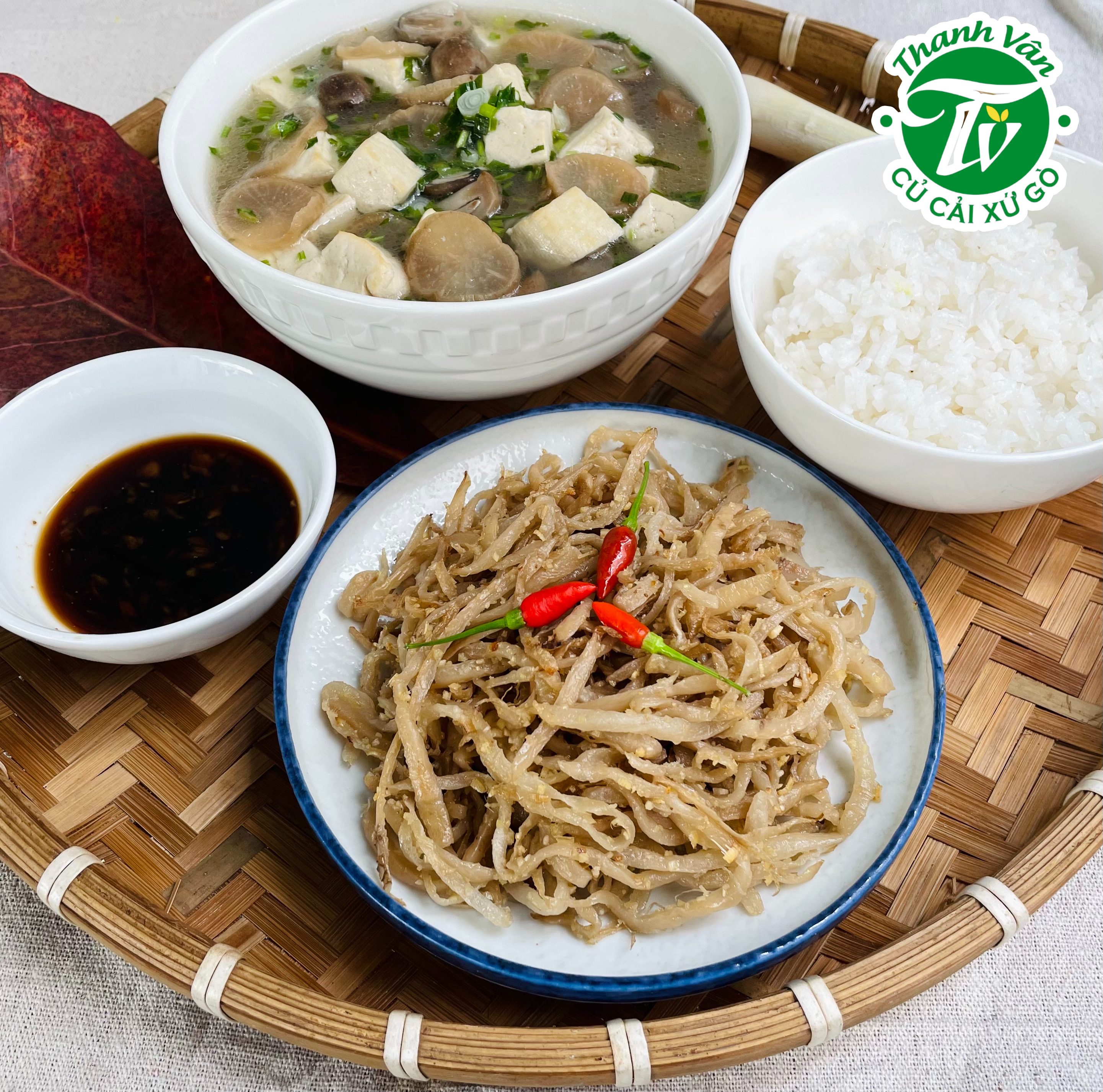Củ cải muối củ/xá bấu Thanh Vân Gò Công - 500gr
