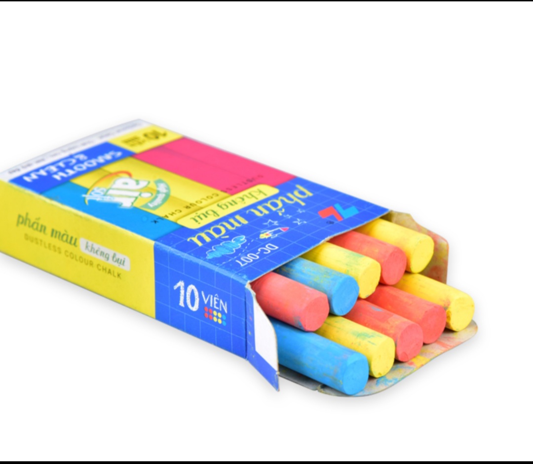 Phấn màu không bụi Thiên Long DC-007(1 hộp /10 viên)
