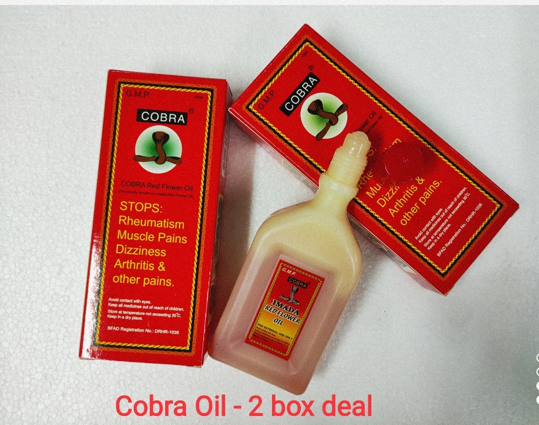 Cobra Oil (Red Flower Oil) 2 box deal also known as Imada Red