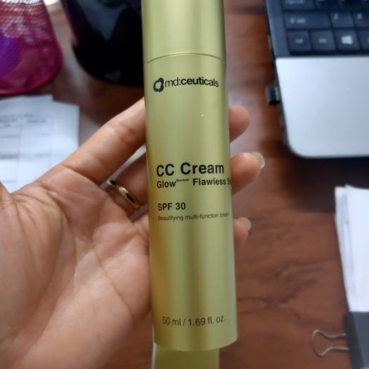 Md:ceuticals CC Cream GlowBooster Flawless Skin -( chính hãng ) kem chống nắng nâng tông kèm nền neova , kem nền chống nắng 50ml SPF 30
