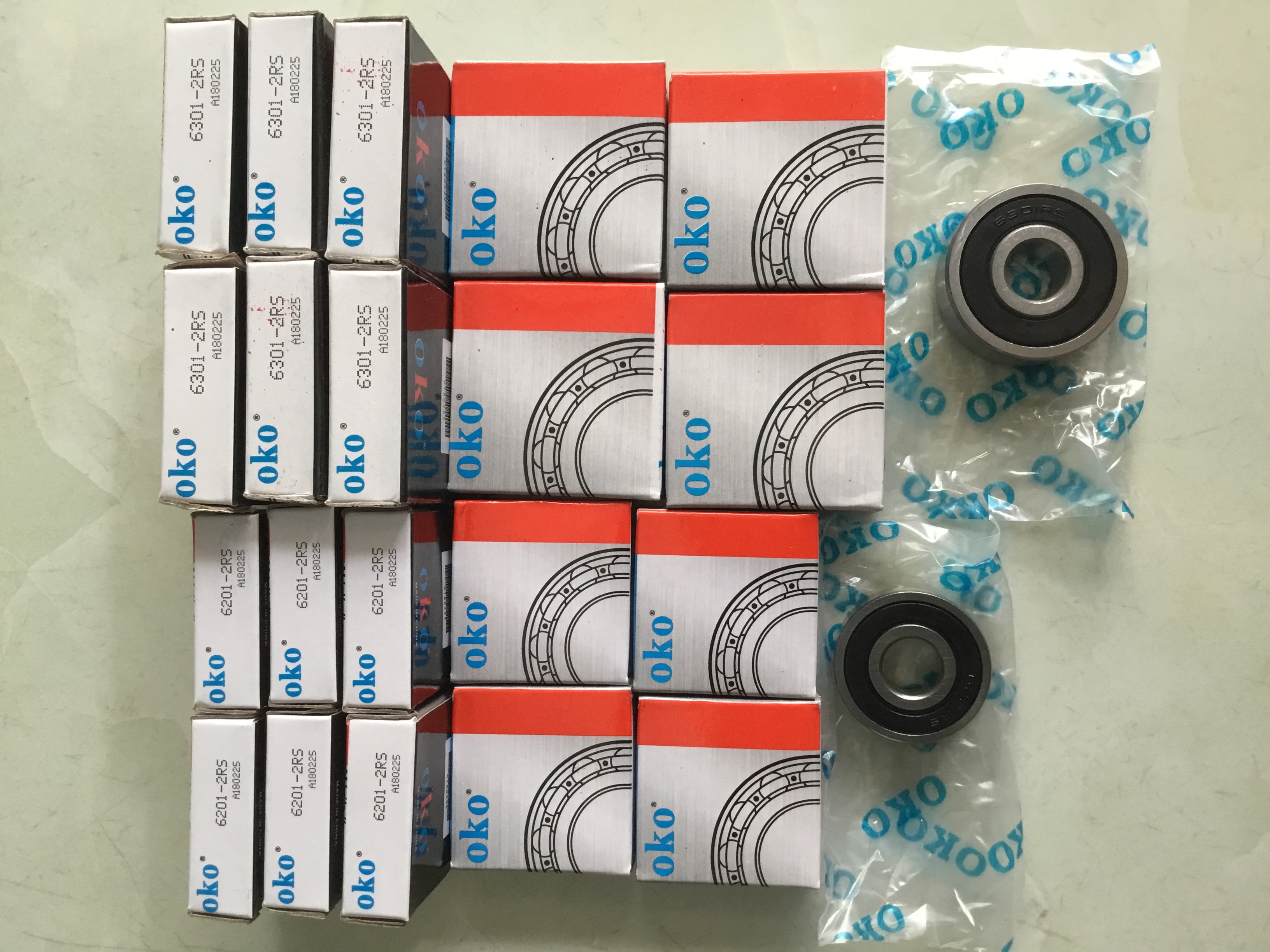 Bạc đạn OKo  vòng bi 6201-6301-2RS