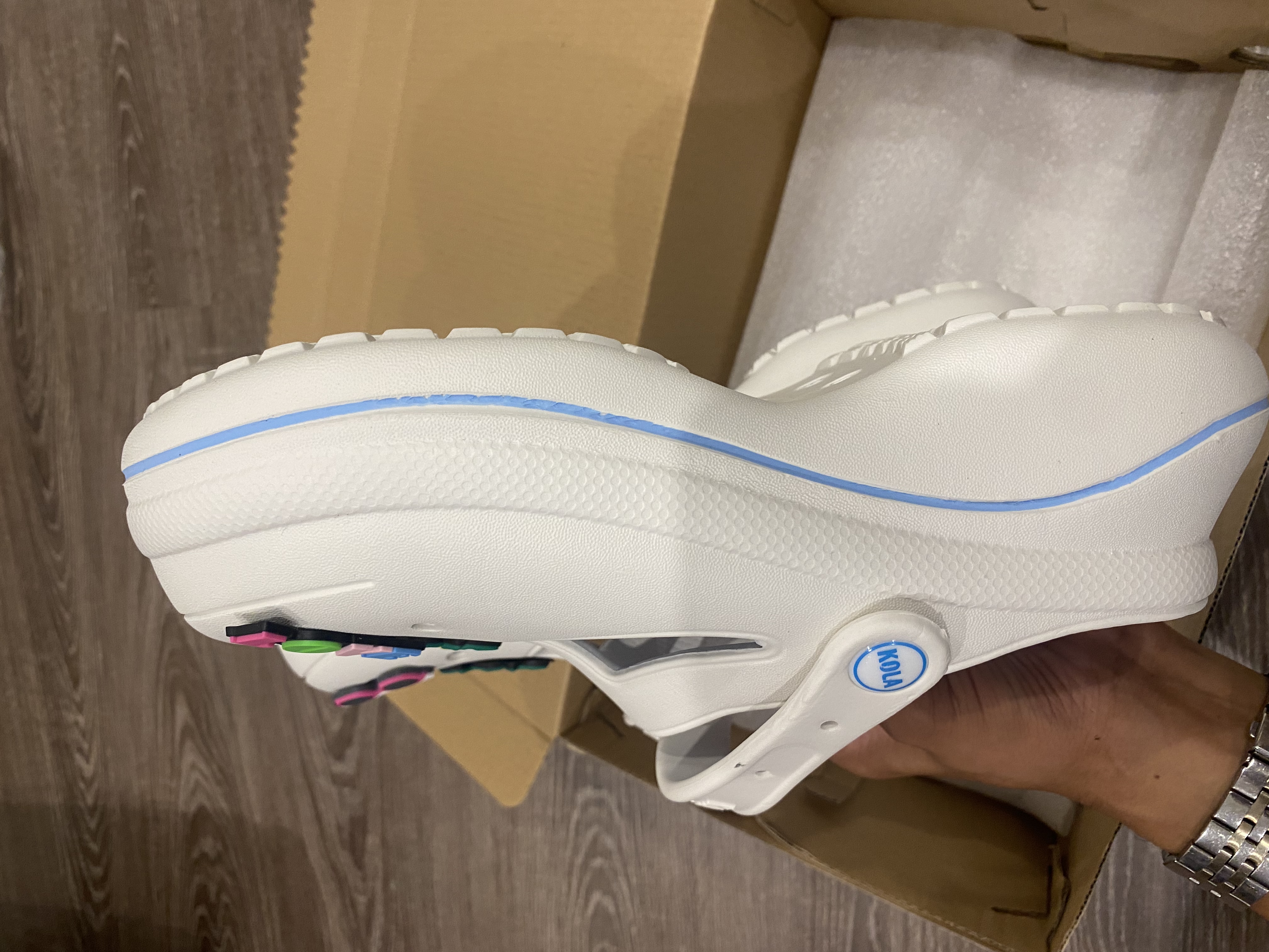 Dép sục nữ Crocs đế dày  7cm