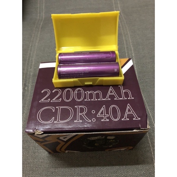 Pin Cylaid 18650 Tím 2200mAh ( 65k 1 viên)