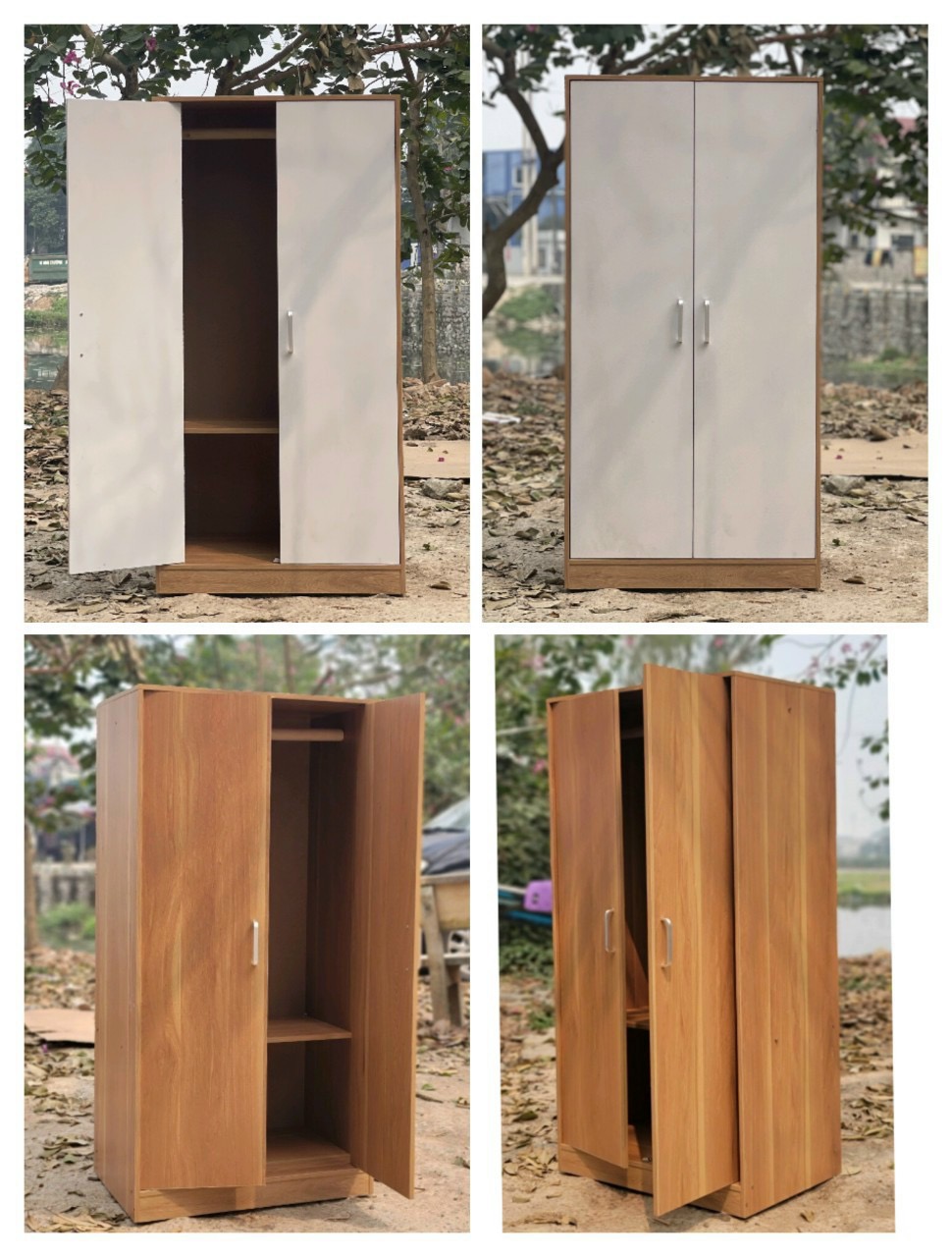 Ship hoả tốc Tp.HCM - Tủ quần áo 2 cánh lớn đa năng (120 x 60 x 40cm)