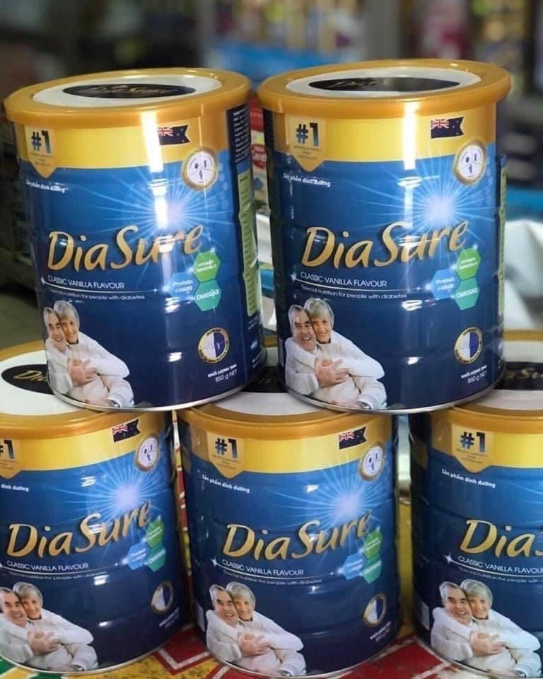 Sữa non tiểu đường diasure dành cho người tiểu đường lon 900g