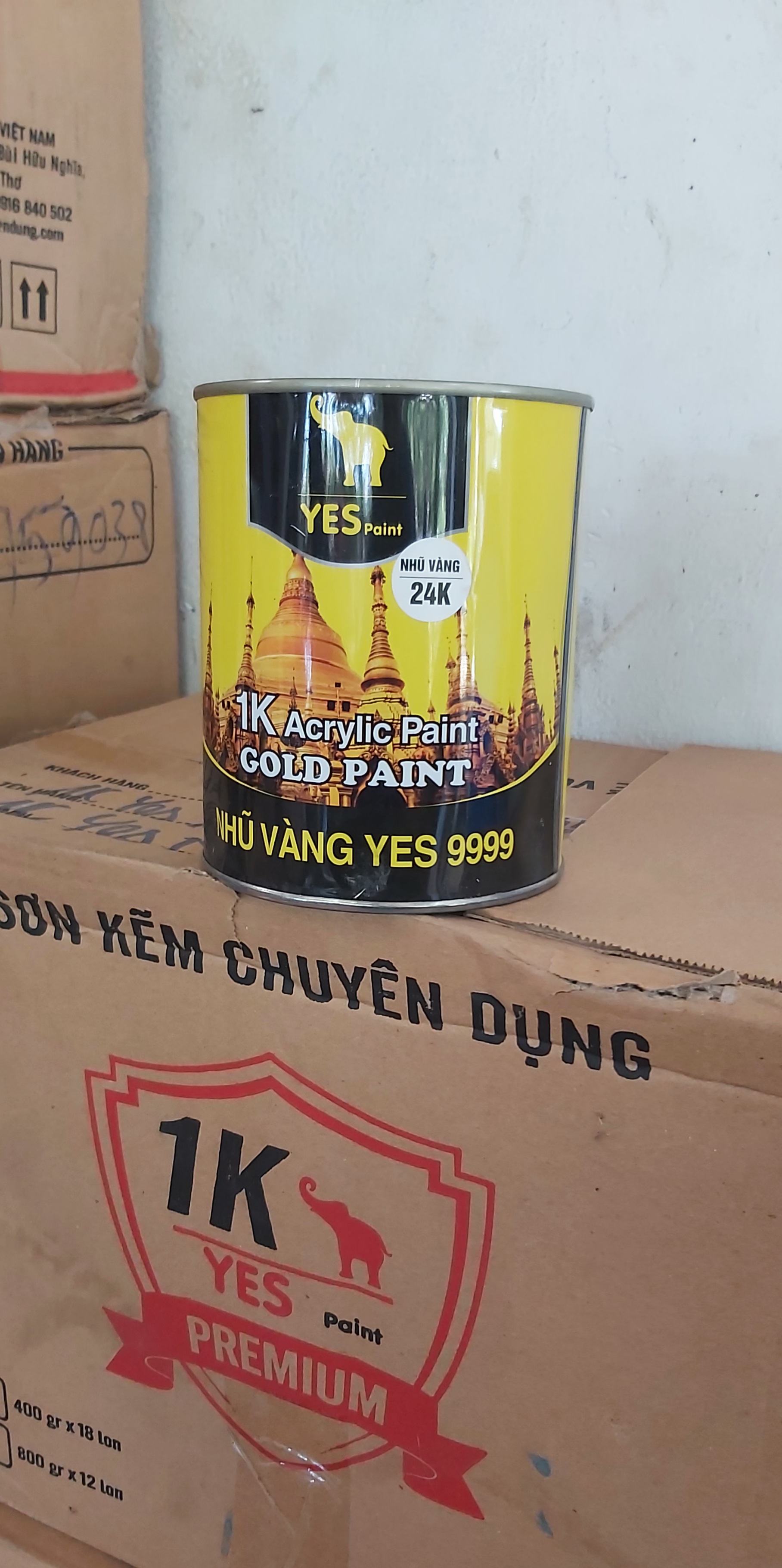 Sơn Dulphin kẽm nhũ đồng 24k (1k_YesPiqnt )