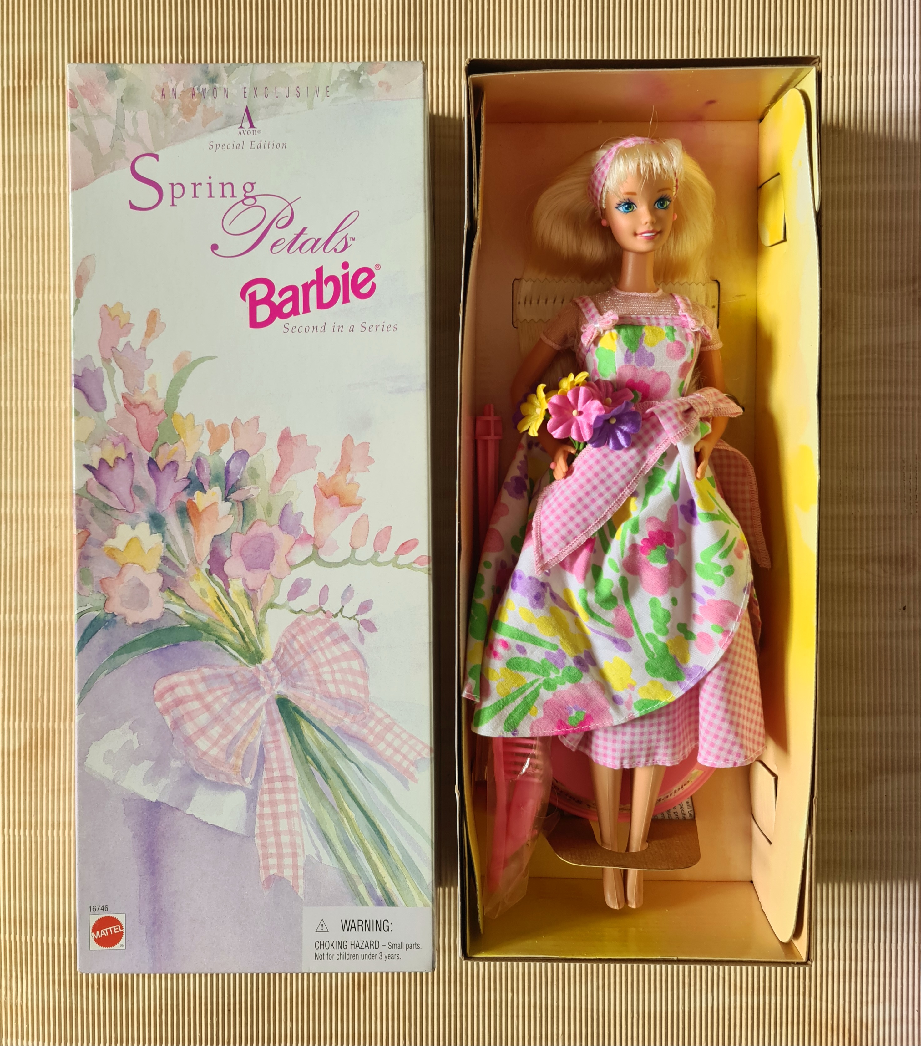 Mattel Avon Special Edition Spring Petals Barbie Doll Second in Series