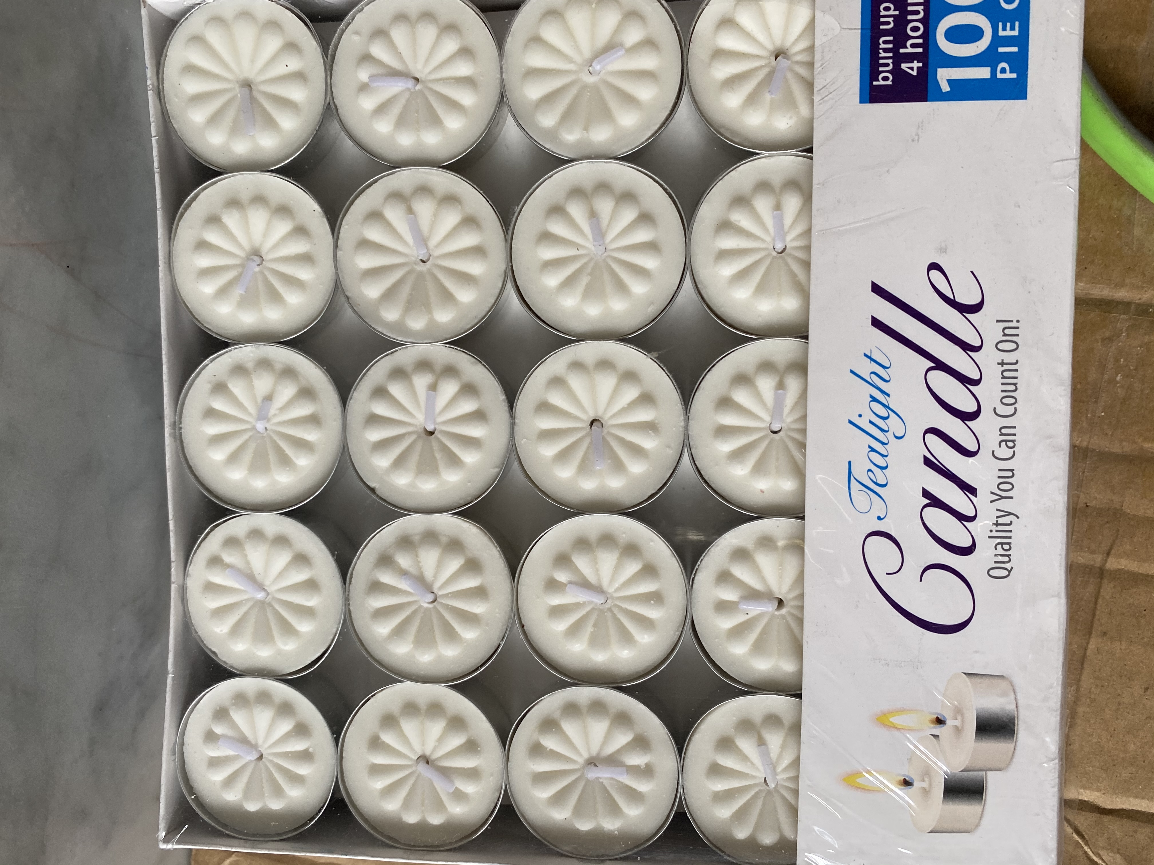 Nến tealight hoa mai 100 viên 4 tiếng không khói
