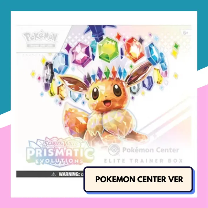 [Pokemon Center Version] Pokémon TCG Prismatic Evolutions Elite Trainer Box PC ETB