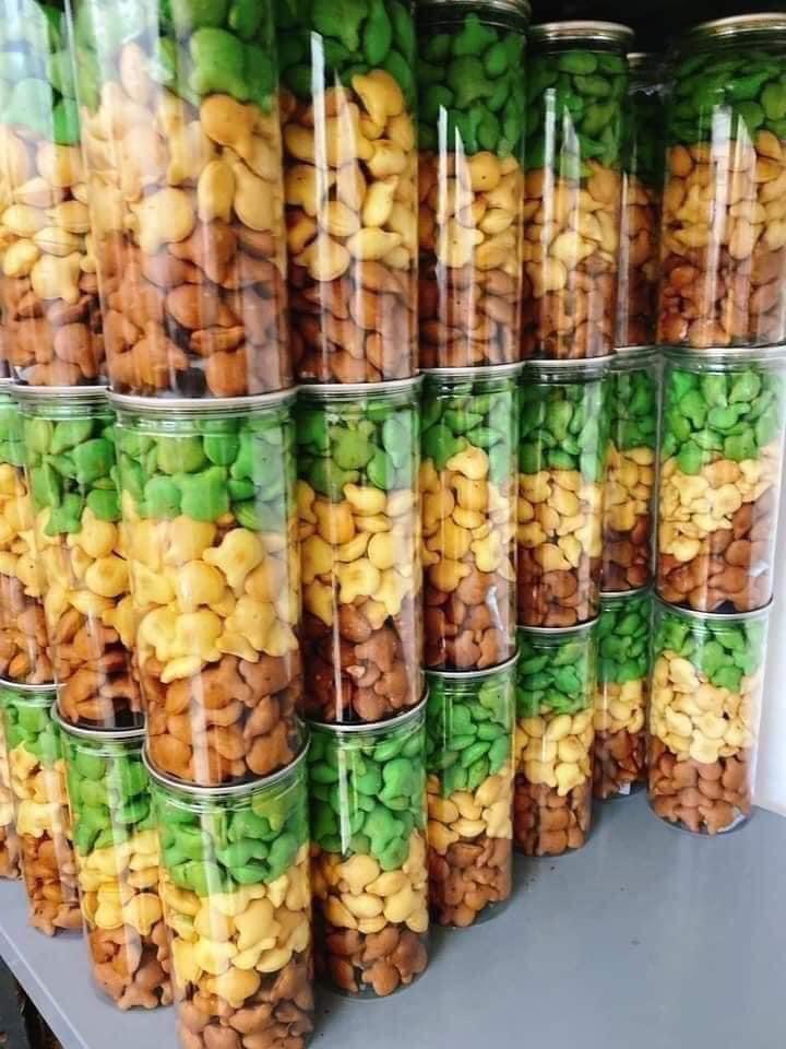 Bánh gấu kem mix 3 vị hũ 450gr