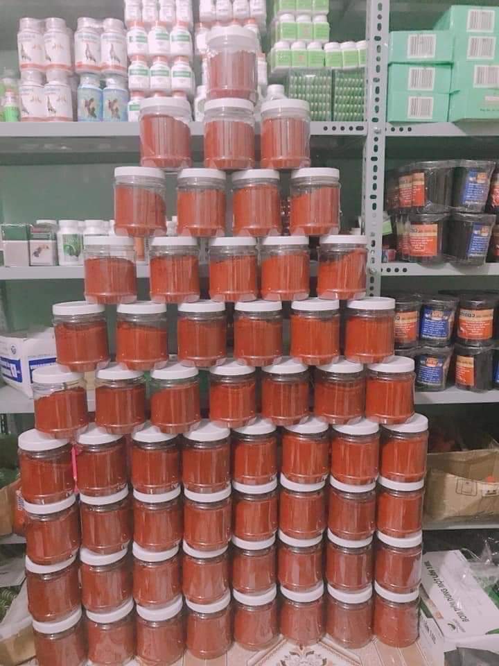 Nghệ đỏ bột ( hộp 250gr) cho gà đá