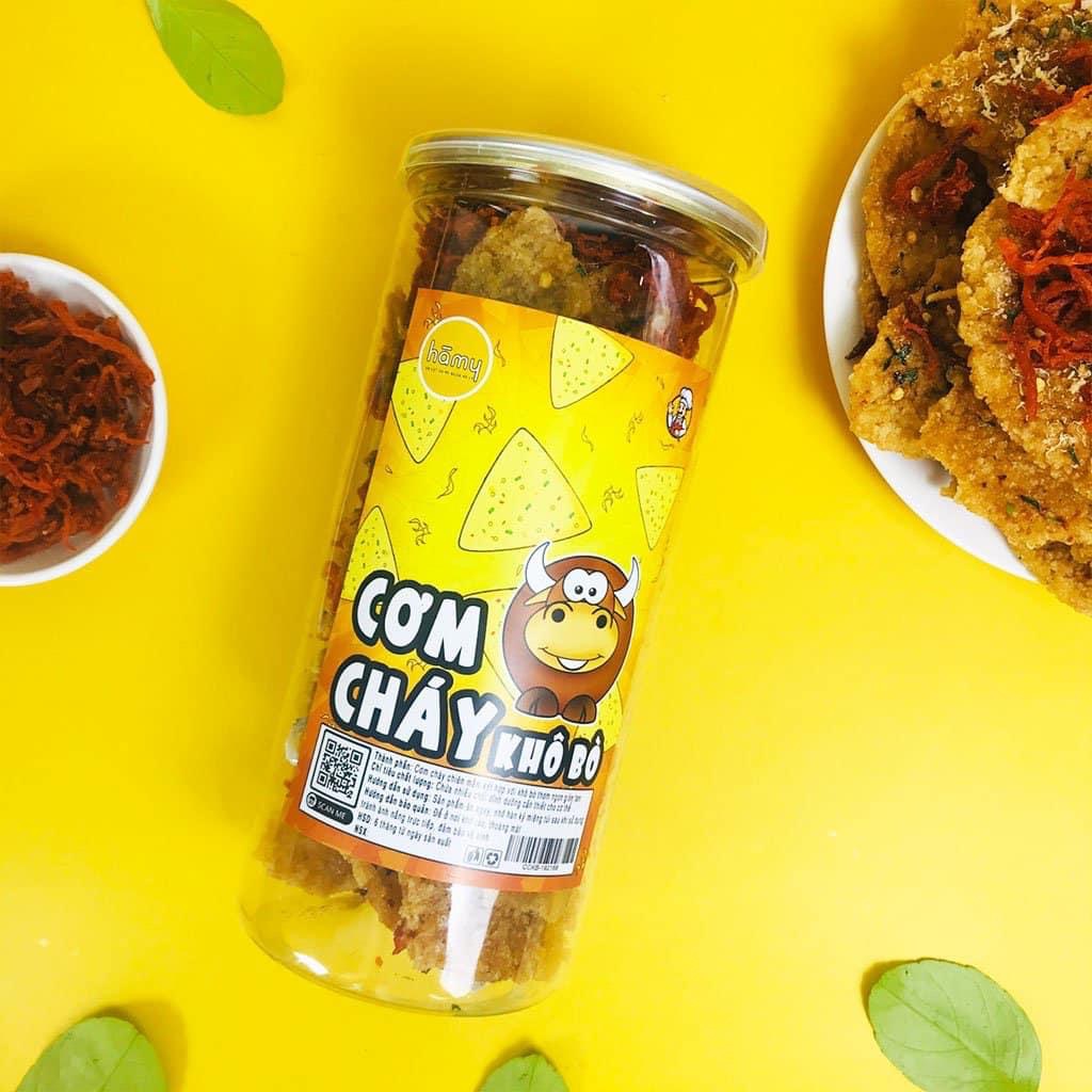 Cơm cháy mắm hành lắc khô bò hũ 270g
