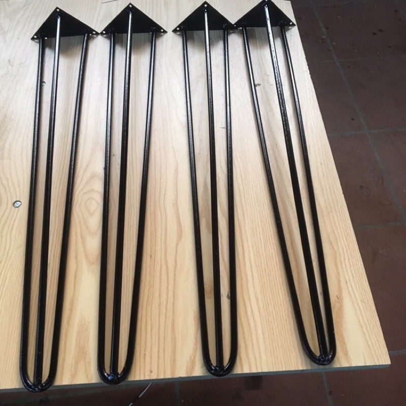 Chân bàn hairpin loại 3 thanh nan