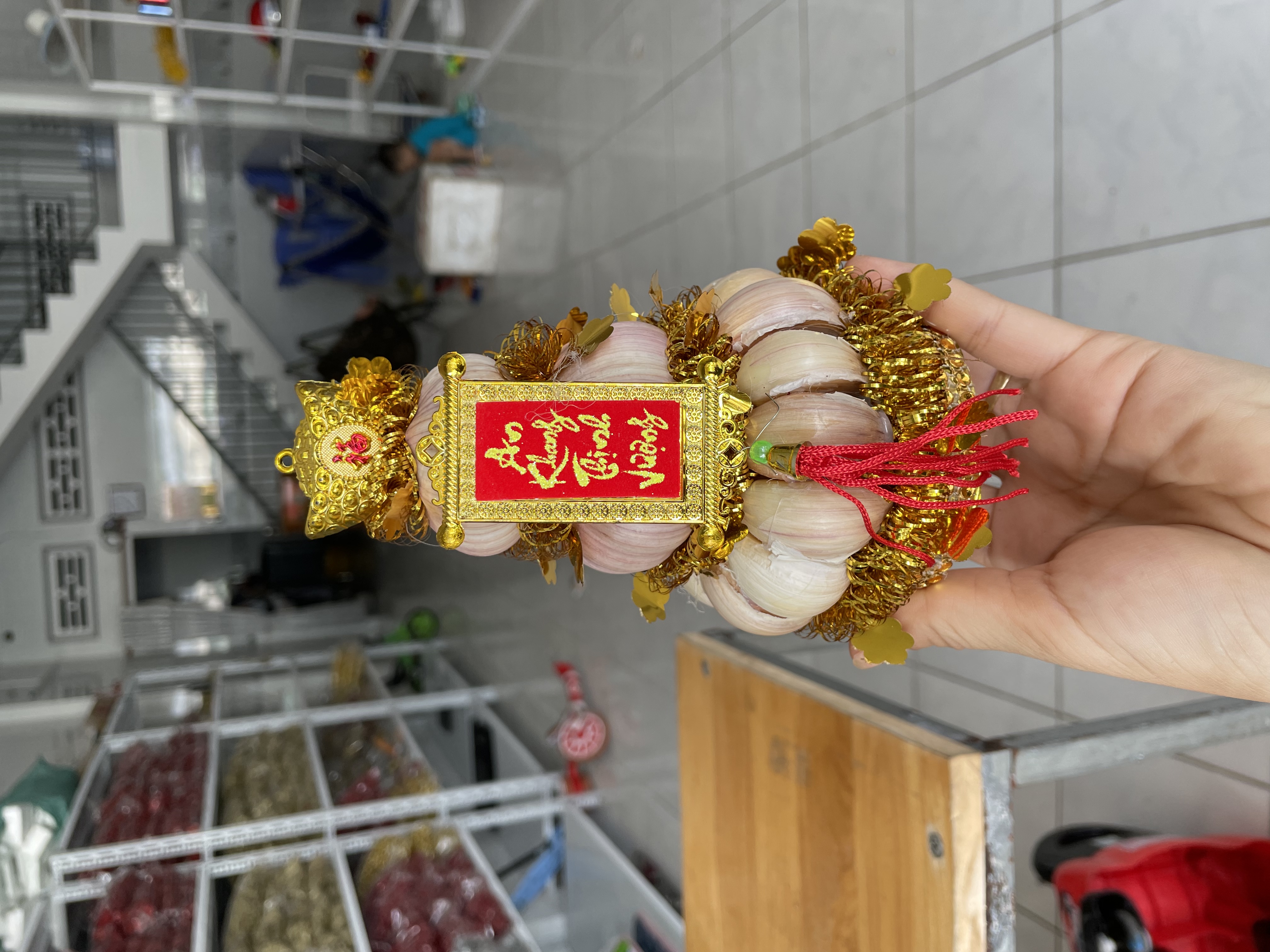Tháp tỏi thần tài thổ địa tài lộc