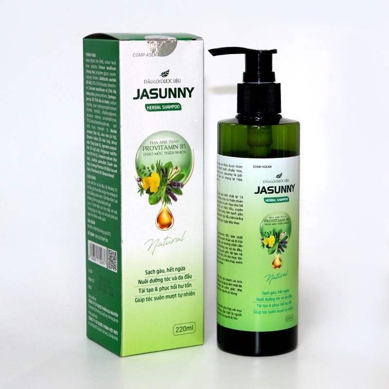 Dầu gội dược liệu Jasunny [chai 220ml]
